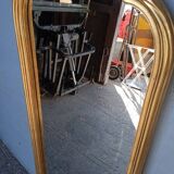 Gilded wood mirror from the 1960s - 100cm