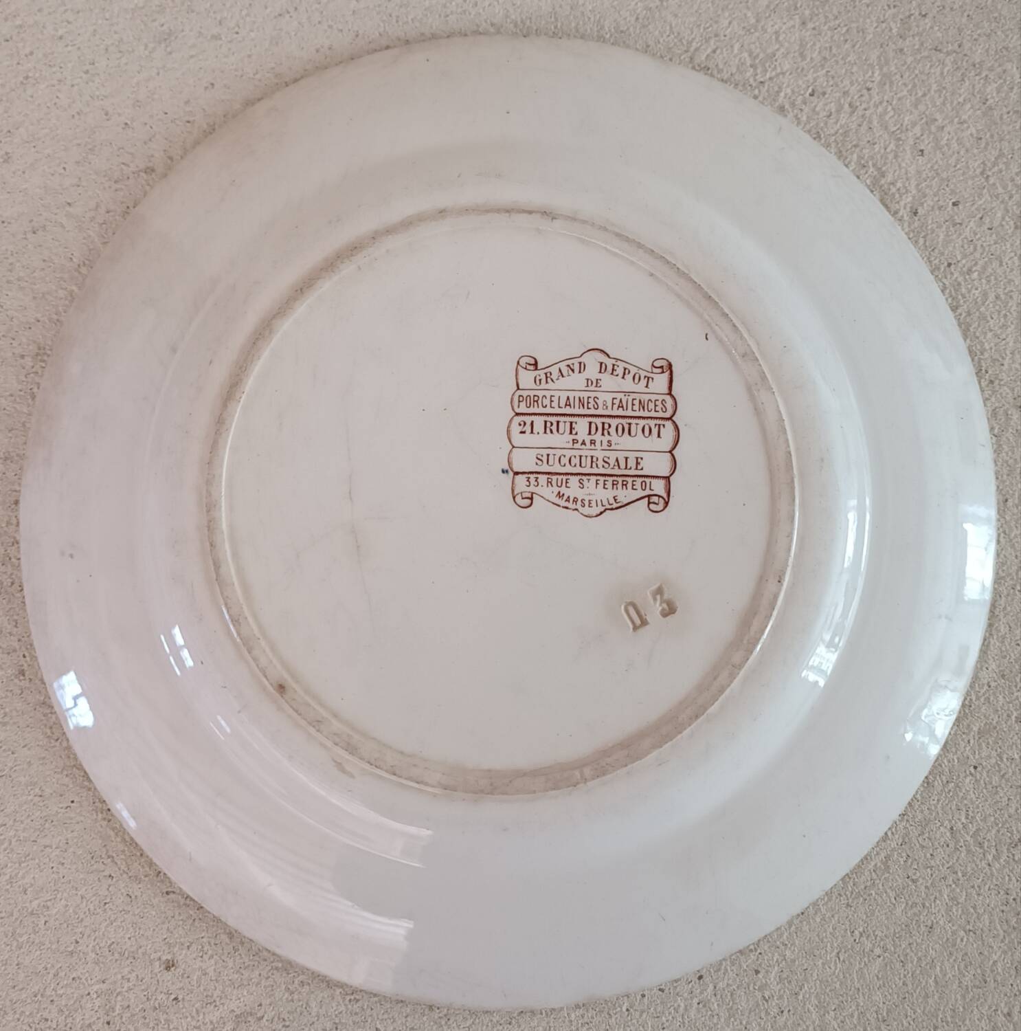 4 mismatched iron earth plates