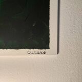 Signed abstract painting