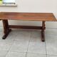 Antique vintage solid oak monastery farmhouse table