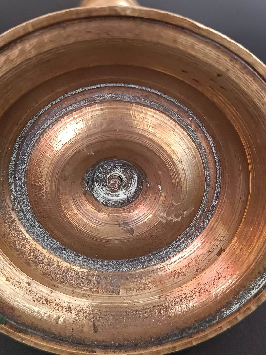 Pair of brass candlesticks