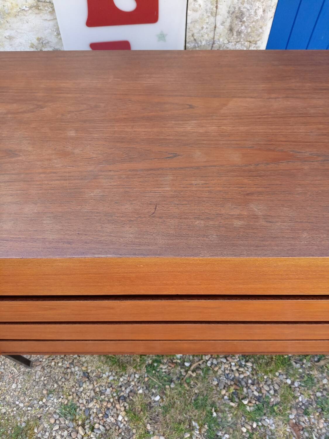 Vintage teak chest of drawers