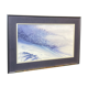 Framed entitled "first snow in the clamant son" by chantal estrangin