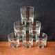 6 vintage transparent octagonal 24 cl glasses by Luminarc