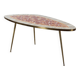 Artist mosaic table K. Theessen coffee table vintage