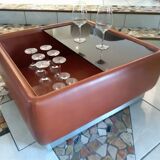 Coffee table Jacques charpentier for Roche Bobois 1970 vintage