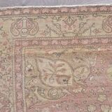 Flower Design Vintage Floor Handknotted Rug sku698