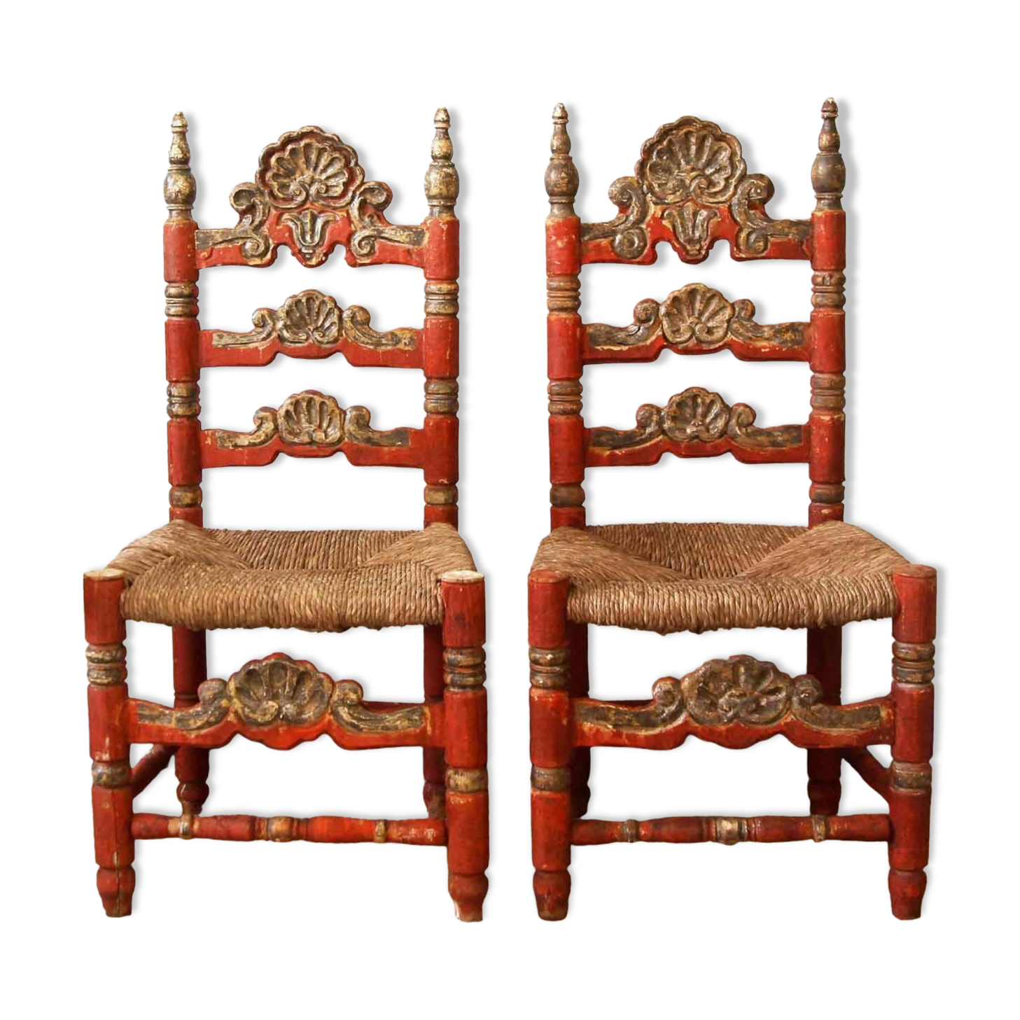 Pair of Majorcan chairs