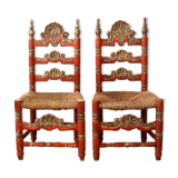 Pair of Majorcan chairs