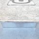Willy Ceysens, Brutalist Aluminum Coffee Table