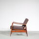 Arne Wahl Iversen lowback chair for Komfort, Denmark 1960