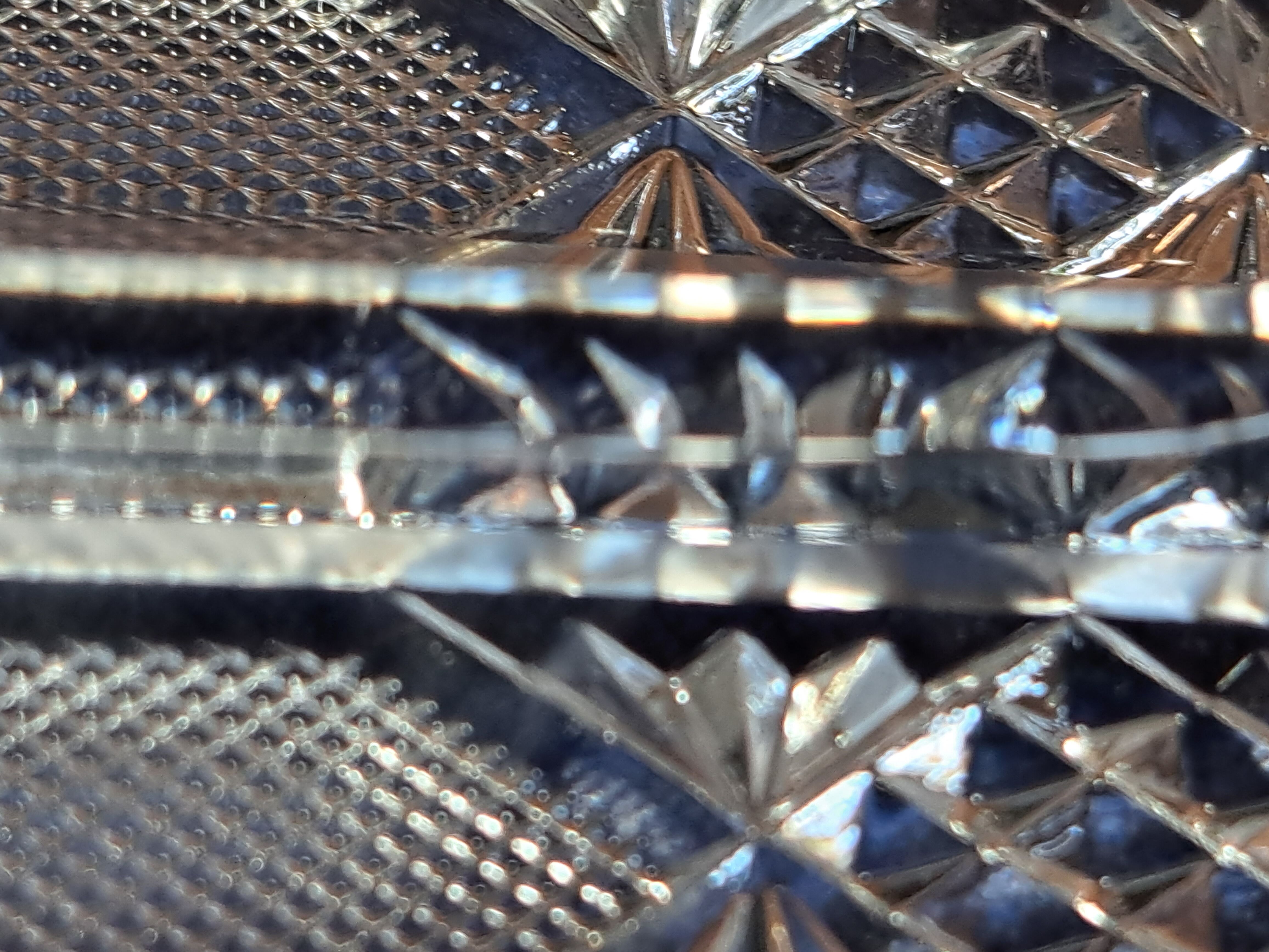 Porte couteaux cristal vintage