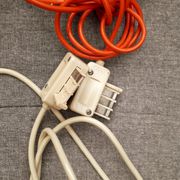 Contempra orange and ivory vintage phones