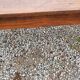 Oak farmhouse coffee table nineteenth century 1 drawer feet bobbins 149cm