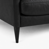 2-seater leather sofa