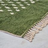 GREEN RUG, magnificent Moroccan rug, 150/250cm