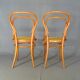 2 Chaise bistrot cannées N°14 de Joseph Hofmann "teinte merisier"