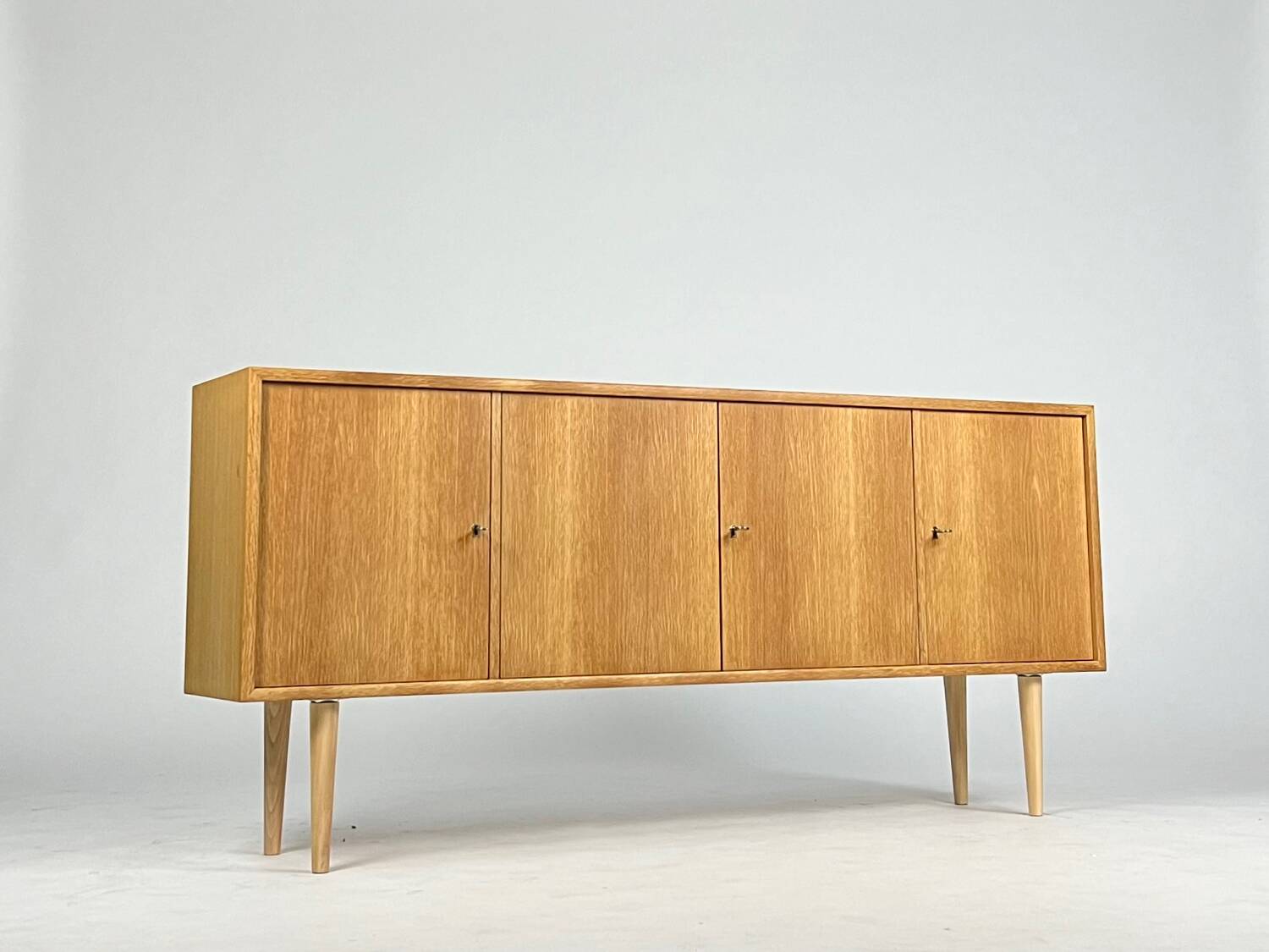 Vintage sideboard chest hallway cabinet oak WK Möbel 60s 70s