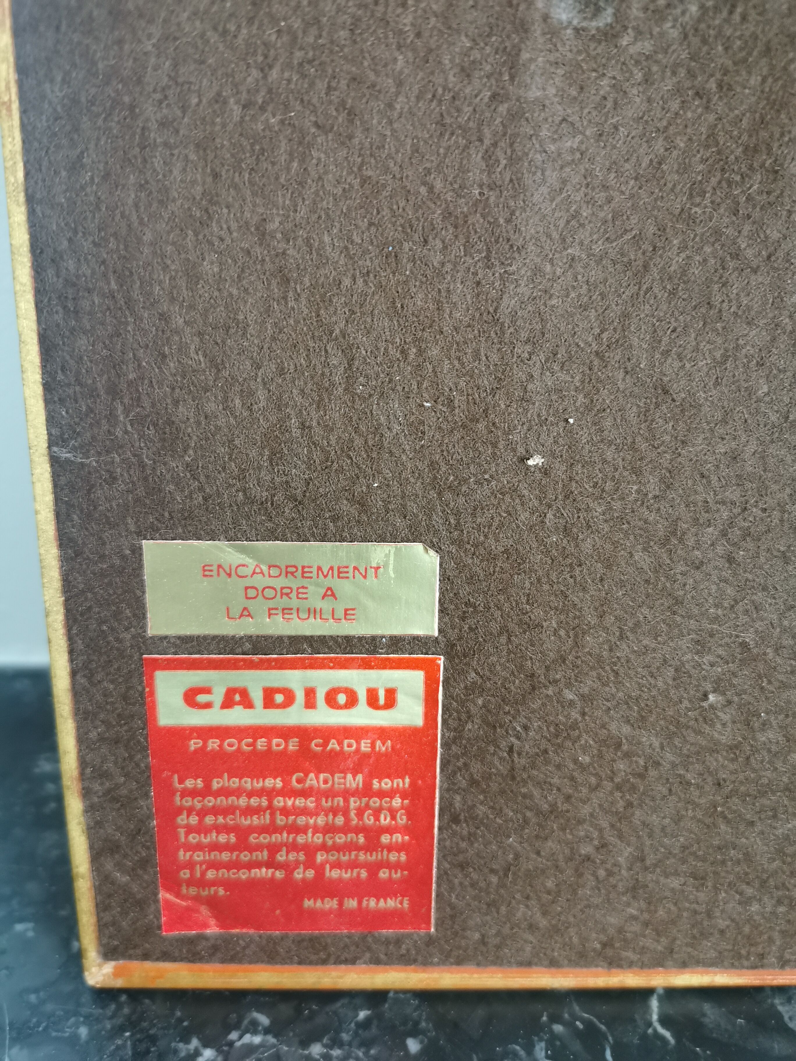 Painting bouquet of flowers CADIOU