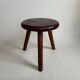Wooden tripod stool
