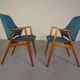 Set of Danish Beech Armchairs, 1960s