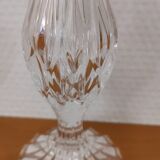 Old Arques crystal soliflore vase "Iris"