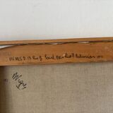 Window on the sea signed