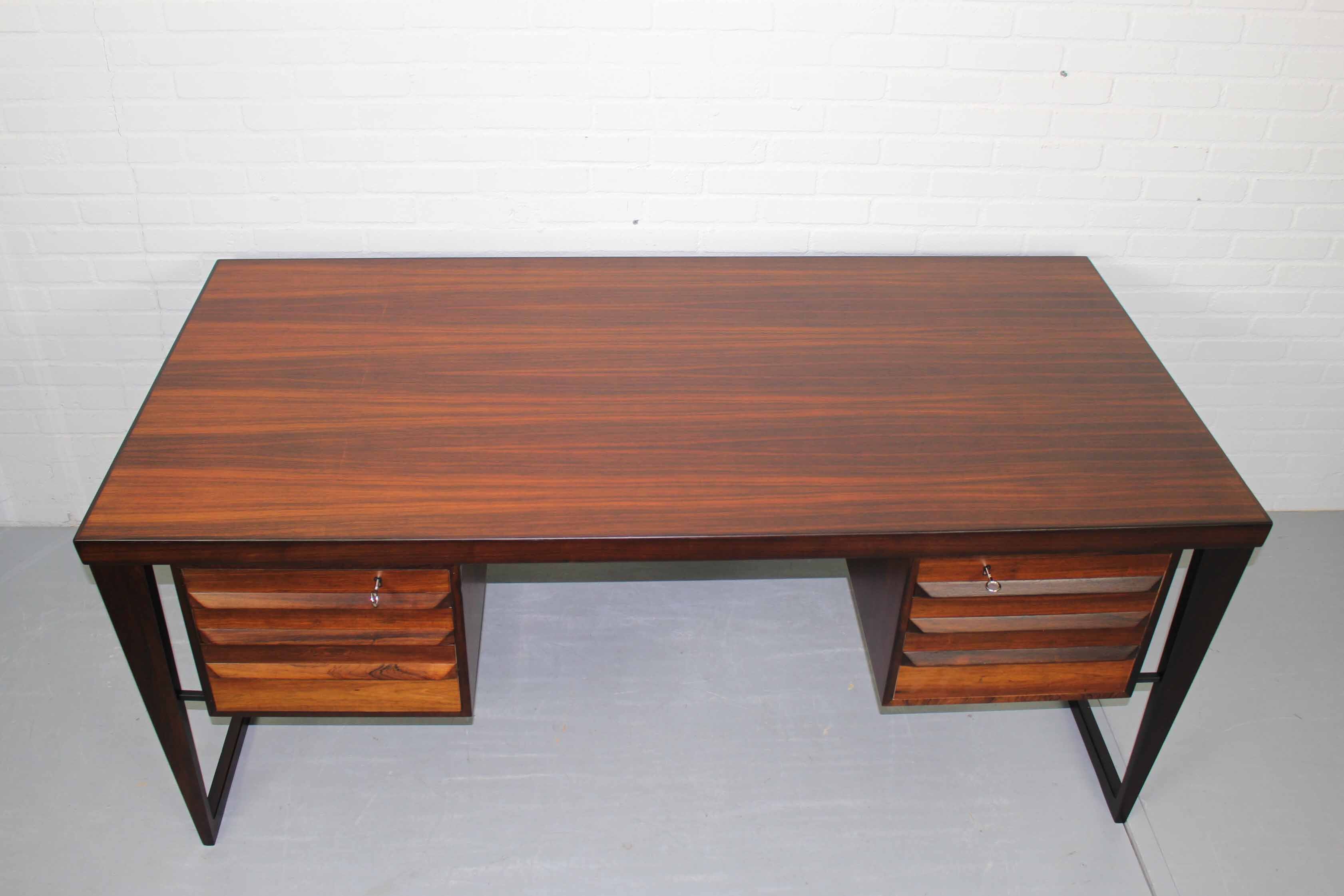 Bureau en palissandre du milieu du siècle par Kai Kristiansen