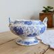 Small vintage vegetable dish English faience Feldspath