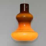 Amber and white opaline hanging inside (1970)