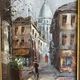 Tableau HST "View of the Sacred Heart in Montmartre"