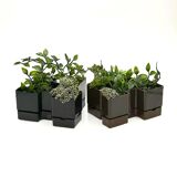 Pair of 70s Modular Vintage Planters by Vastill