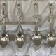6 silver teaspoons