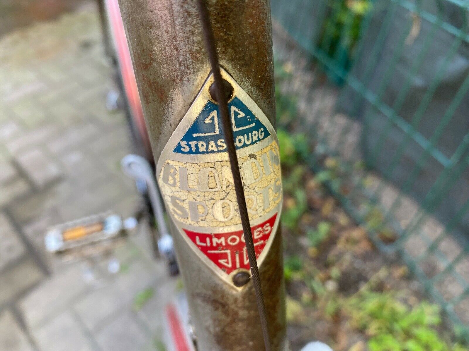Old blondin sport bike 1950