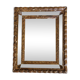Antique Venetian style mirror with beads, 27 x 32 cm