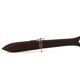 Fish knife and fork with a wooden and brass sheath sculpture.