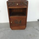 Wooden bedside table from the 20s_25