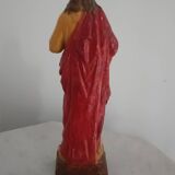 Ancient statue of the Sacred Heart