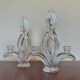 Vannes crystal candle holders from the 70s (X2)
