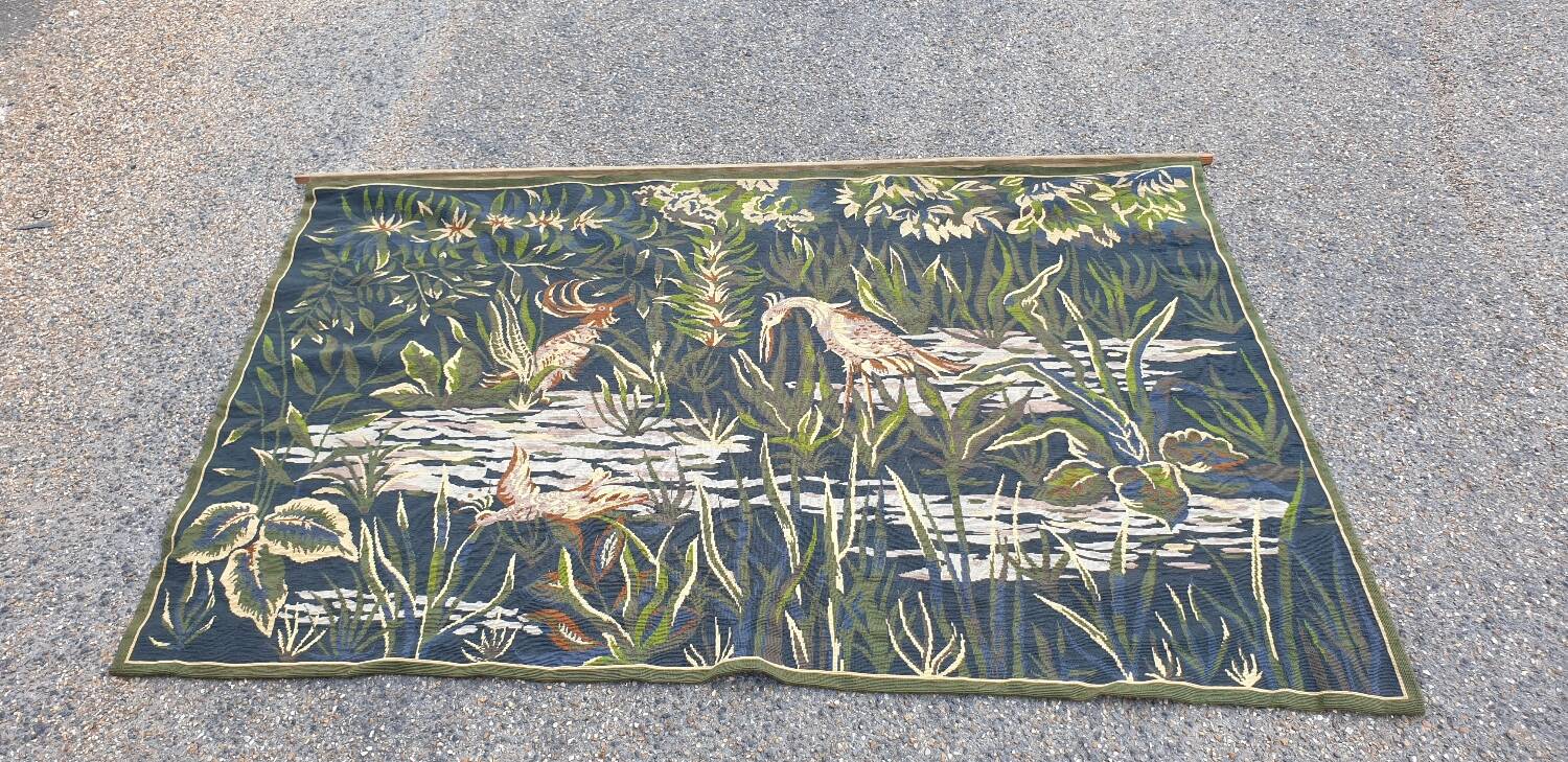 Contemporary seventies tapestry