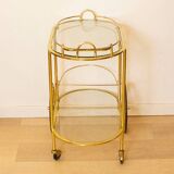 Two-Tier Vintage French Serving Bar Cart