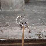 Vintage pendant light, Oberglass Austria glass pendant light, Murano style