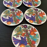 Set of 5 Acapulco plates by Villeroy & Boch