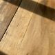 Table ovale en bois bords rabattables