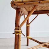 Rattan bistro chairs