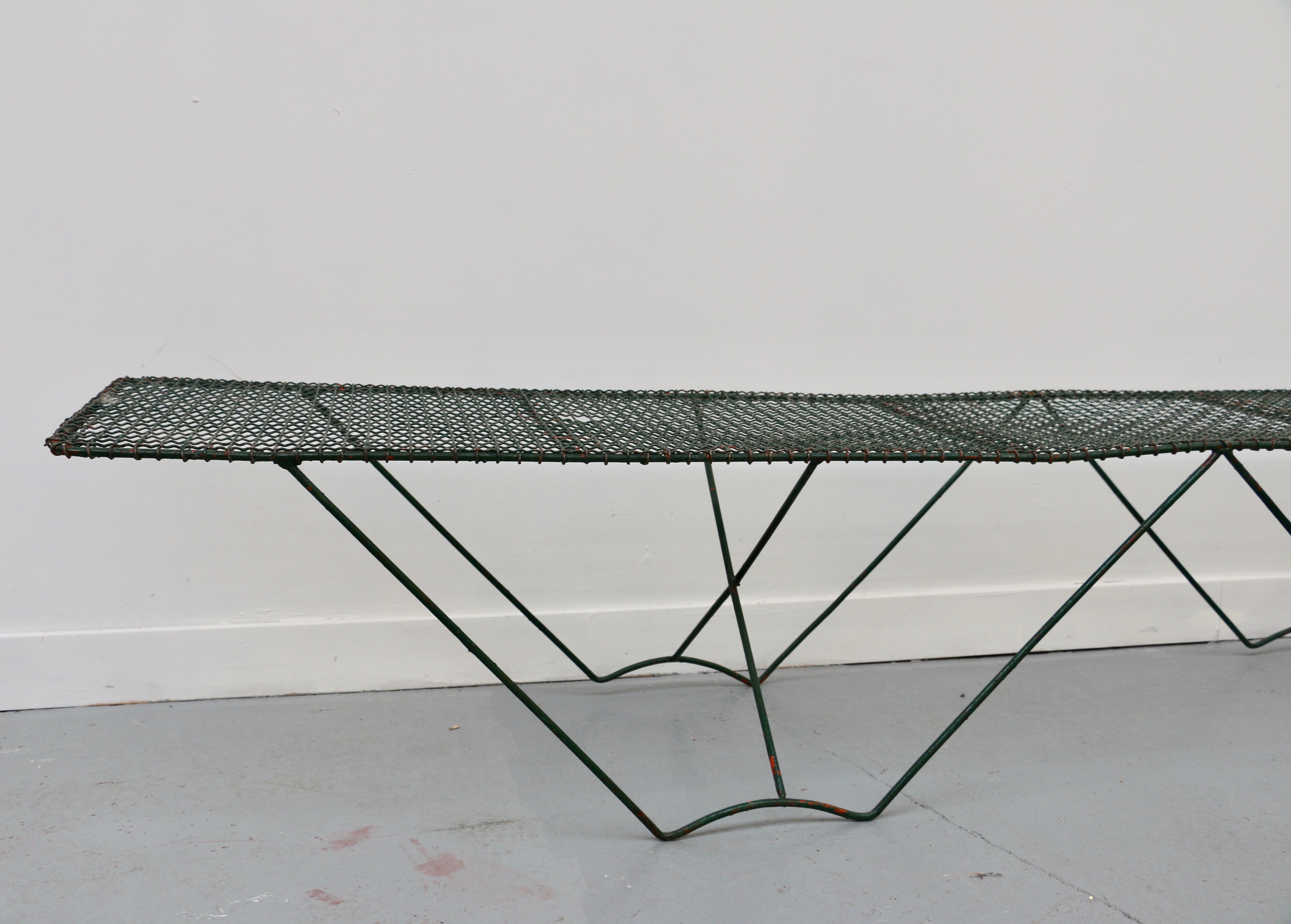 Large metal coffee table