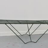 Large metal coffee table