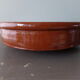 Antique dish in glazed terracotta