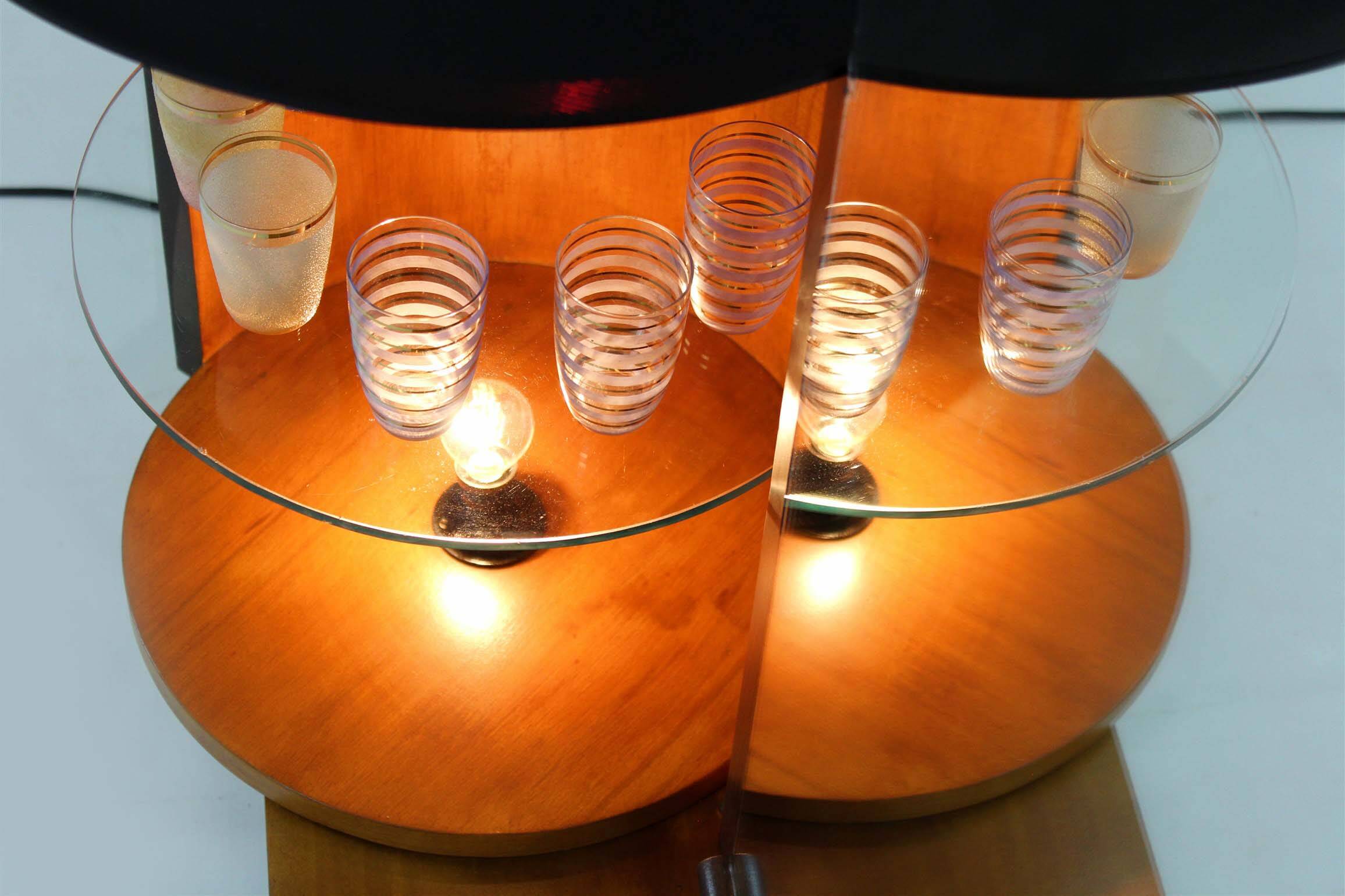 Restored Dressing Table with Mirror by J. Halabala for Up Zavody, 1940s