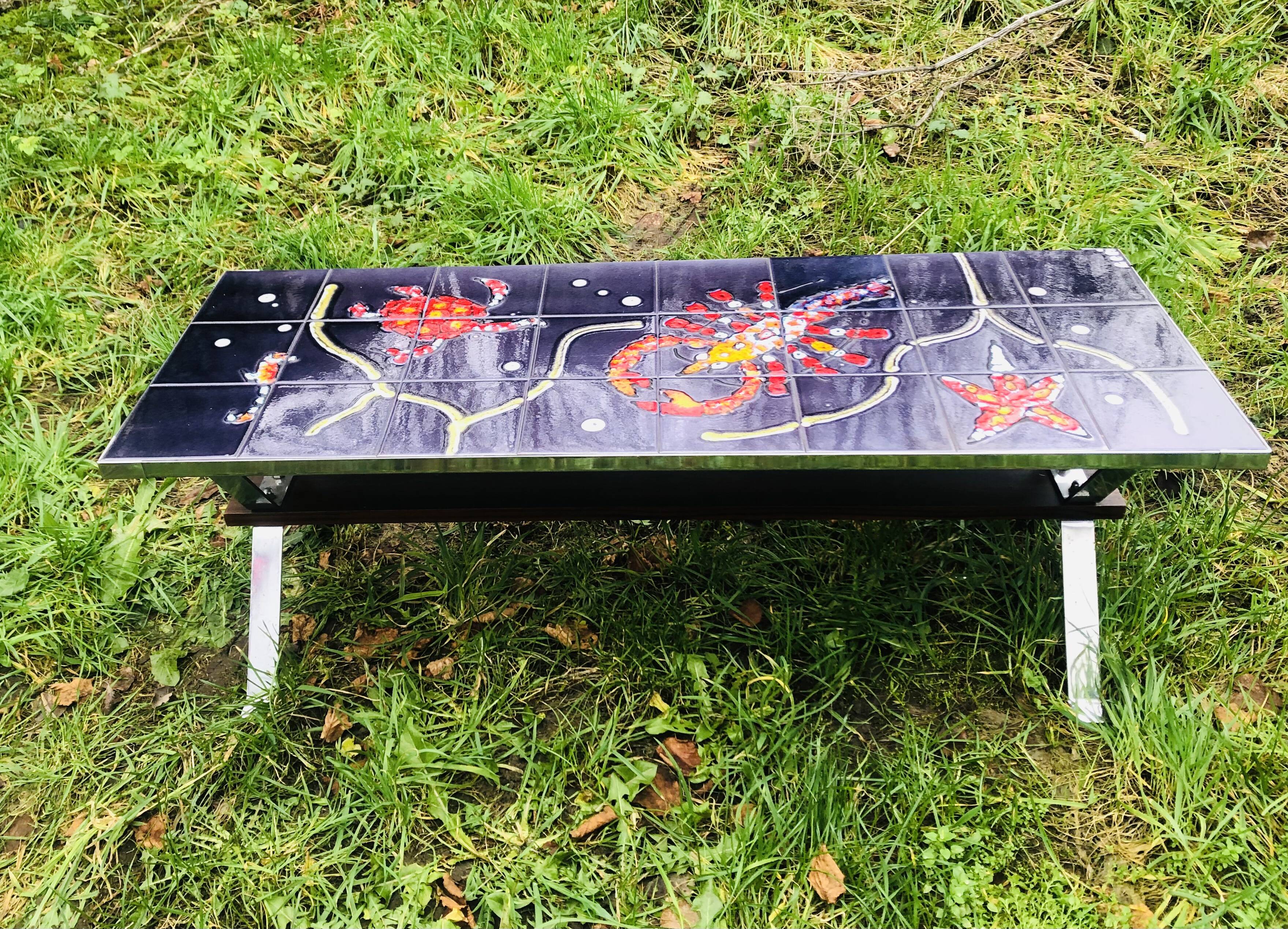Coffee table Ceramic Adri 70s